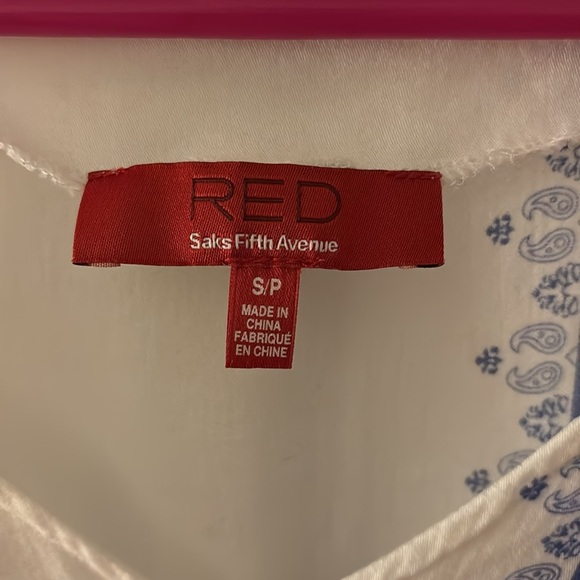 Saks fifth ave red white and blue romper - Picture 3 of 4